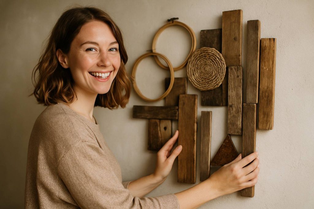 Le guide facile pour une déco murale originale avec des matériaux récupérés