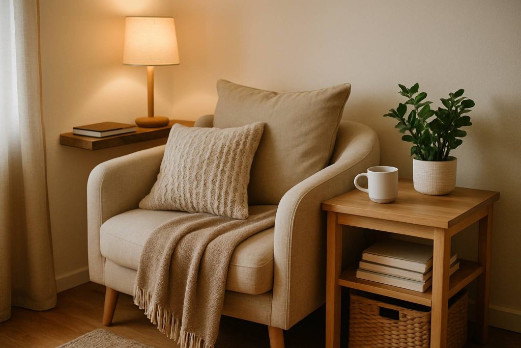Comment transformer un petit coin en un espace cosy et fonctionnel