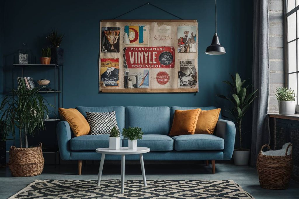 Platine vinyle vintage : l&rsquo;accessoire déco incontournable du salon